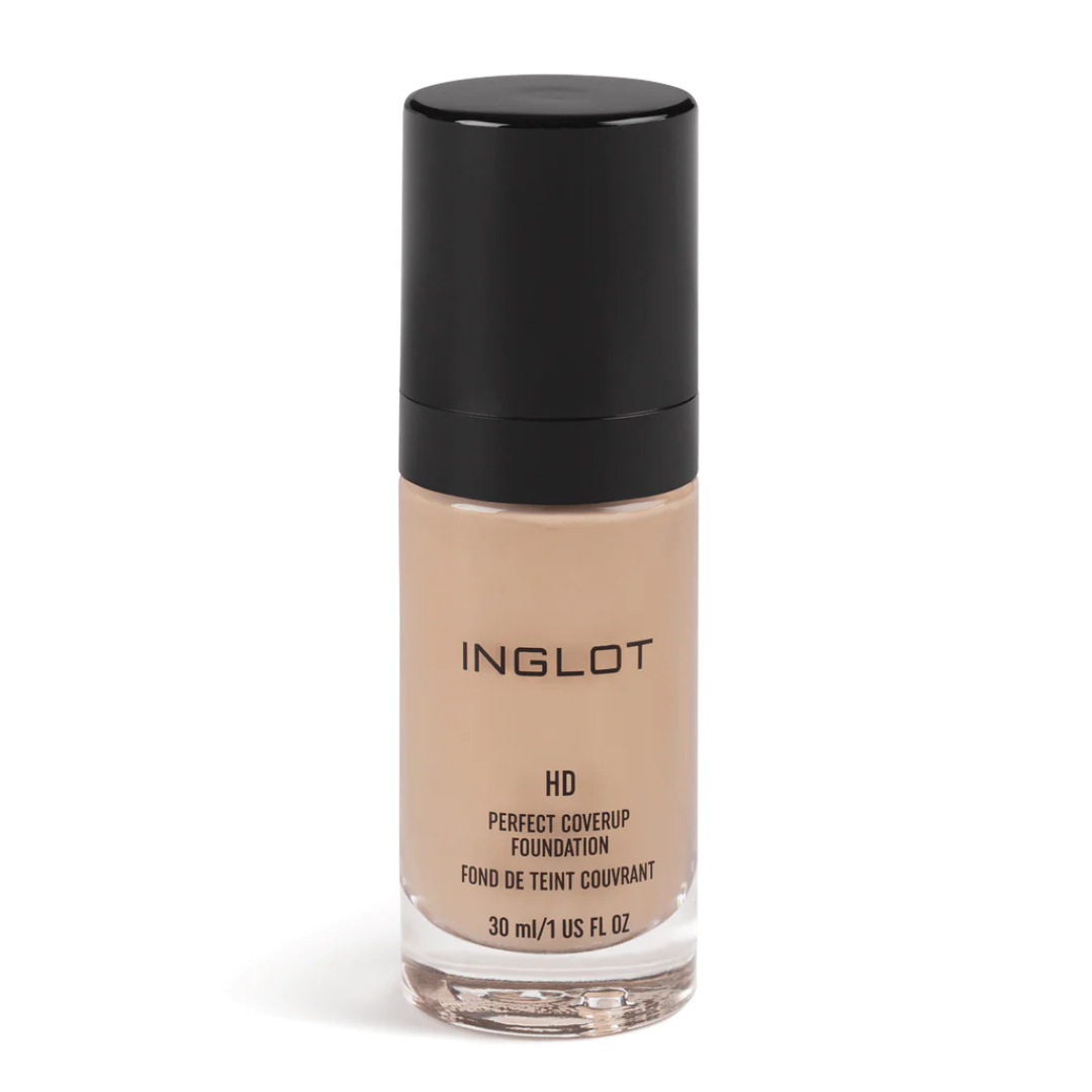 Inglot HD Perfect Coverup Foundation, new glass bottle