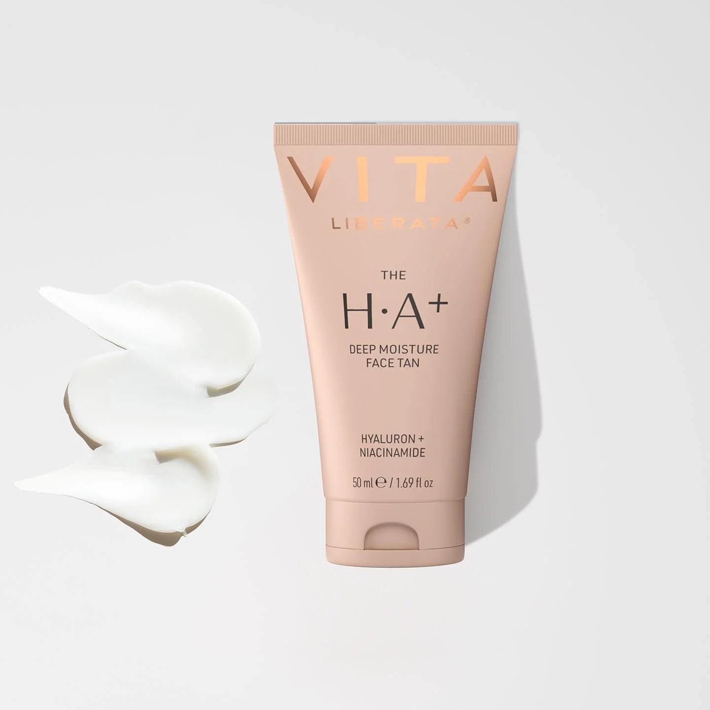 Vita Liberata The HA+ Face Tan With Niacinamide, with swatch