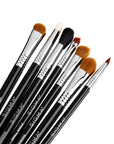 Close up of Sigma Beauty Basic Eye Brush Set 
