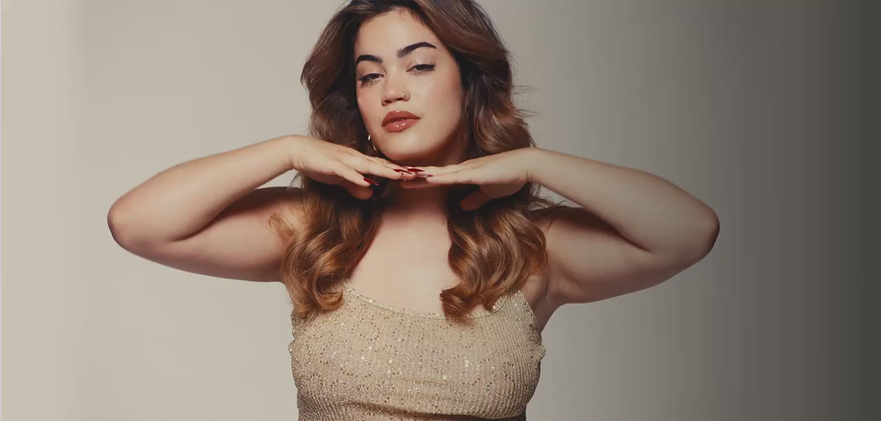 Model after using the ghd Chronos Curve Grand Tong