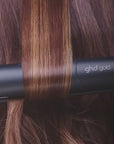 Video of model using ghd Gold Hair Straightener Gift Set