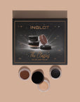 Inglot The Classics Mini Gel Liner Trio Gift Se, open with products dispalyed