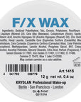 KRYOLAN F/X WAX 12, bottom of product 