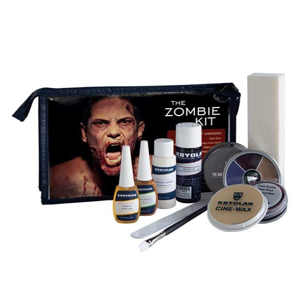 Kryolan The Zombie Kit, with 12 products displayed