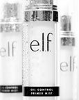 elf Oil Control Primer Mist with swatch