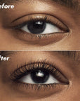 Before & after elf Lash It Loud Mascara