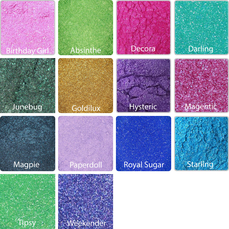 Sugarpill Loose Eyeshadows, swatches