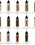 KETT COSMETICS Hydro Foundation, swatches