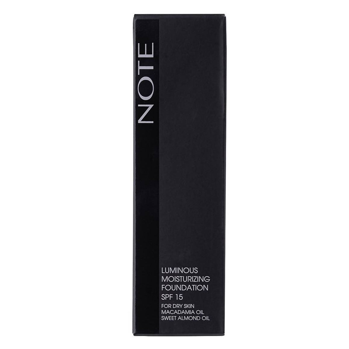 NOTE Luminous Moisturizing Foundation, packaging