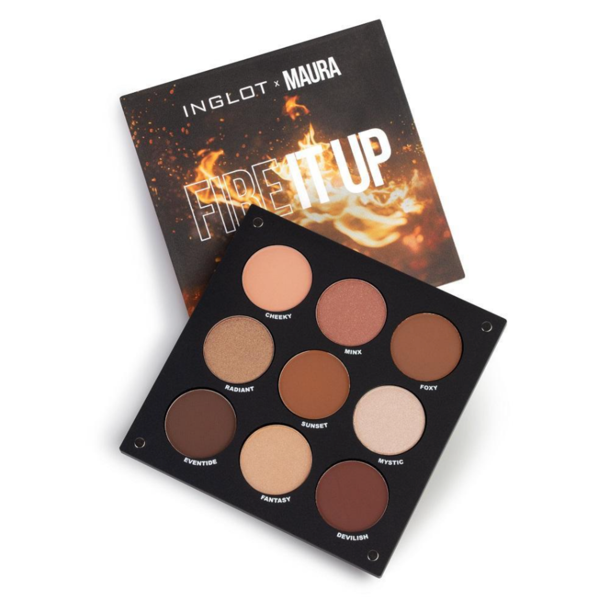 INGLOT X MAURA Fire it Up Eyeshadow Palette