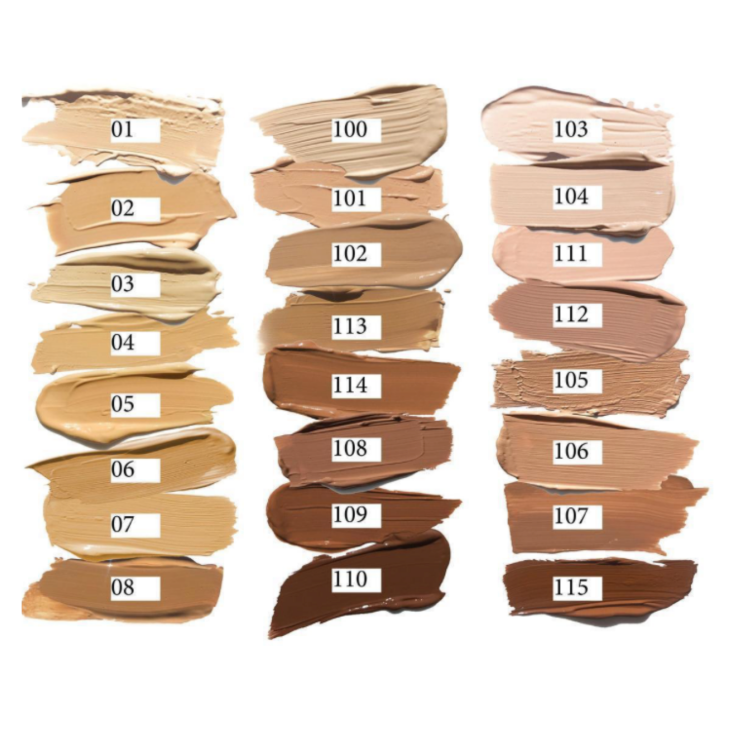 NOTE Detox &amp; Protect Foundation swatches