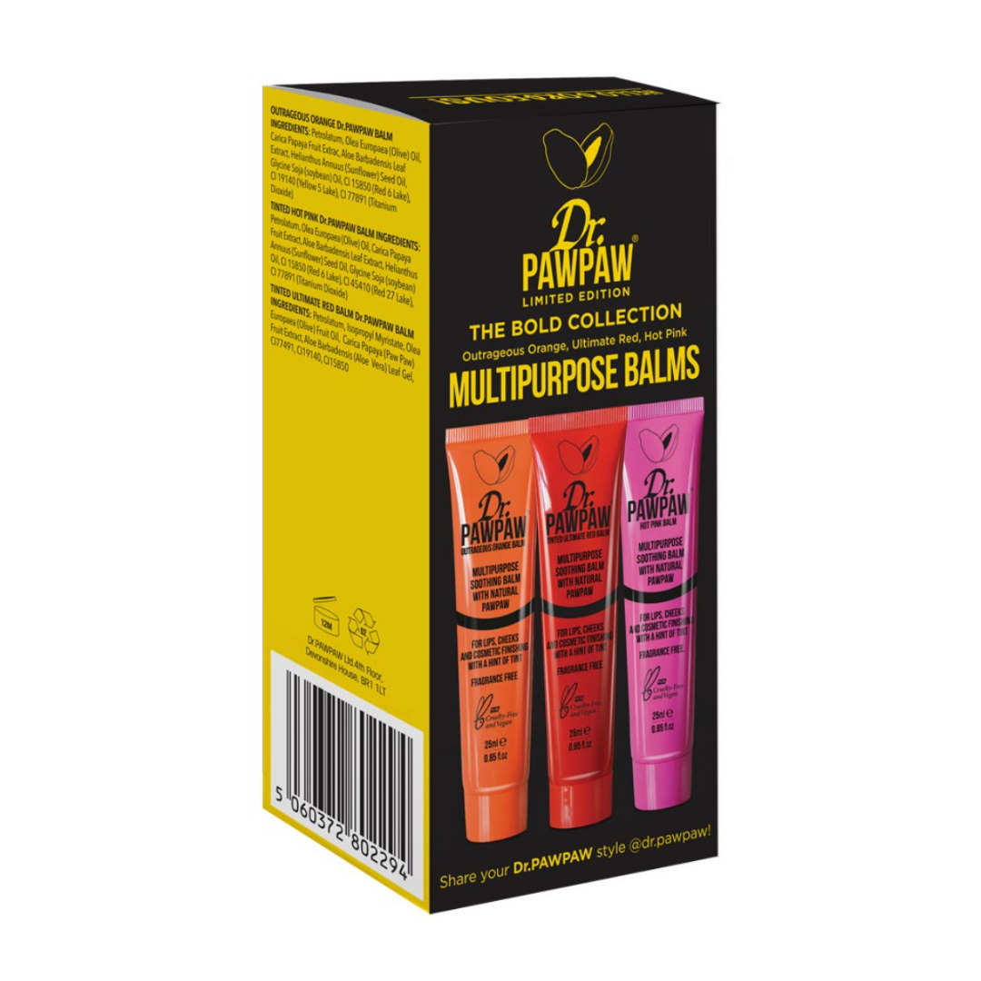 Dr.PAWPAW The Bold Collection, packaging