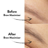 HD Brows BROW MAXIMISER, before and after on model