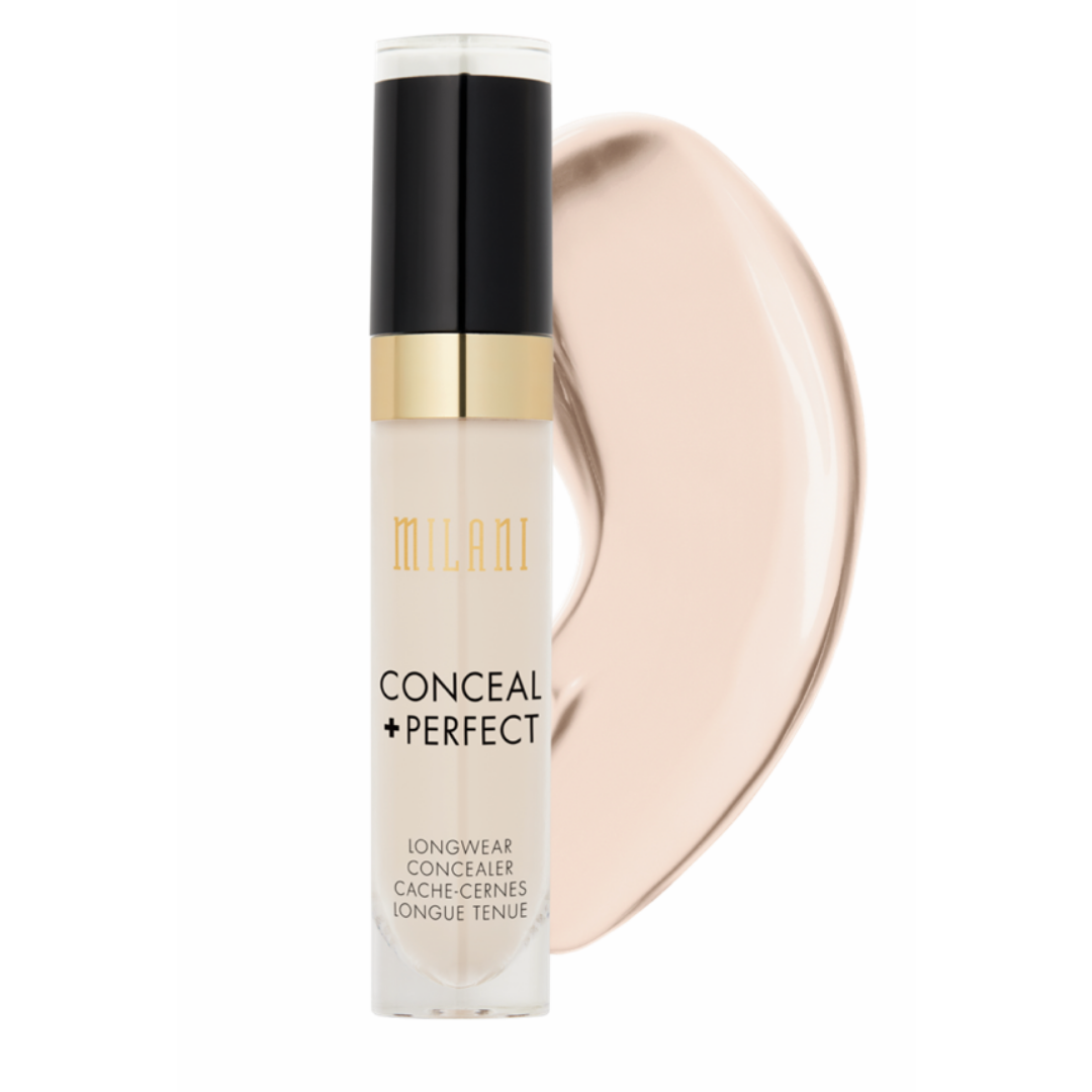 MILANI CONCEAL + PERFECT LONGWEAR CONCEALER with swatch