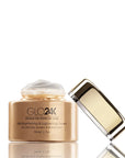 GLO24K Brightening & Lightening Cream, open jar