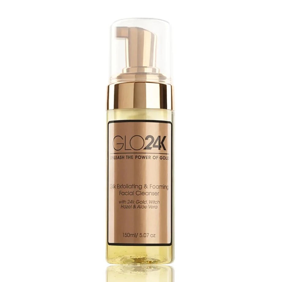 GLO24K 24K Exfoliating & Foaming Facial Cleanser