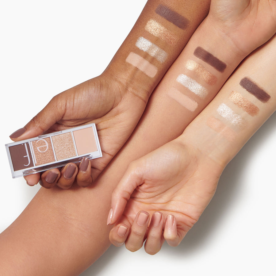 elf Bite-Size Eyeshadow  Cream & Sugar, swatches