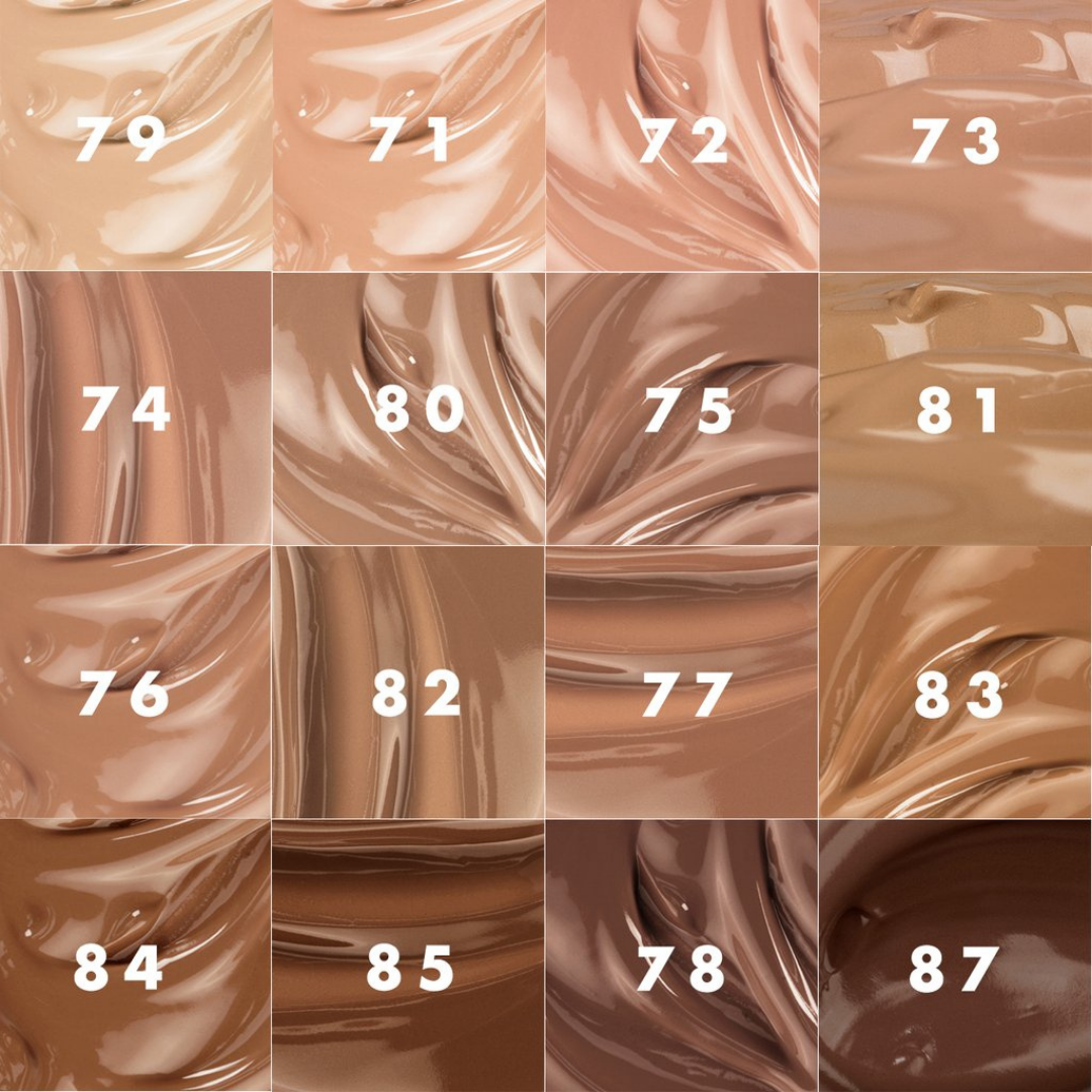 INGLOT HD Perfect Coverup Foundation swatches