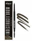 bPerfect INDESTRUCTI’BROW PENCIL Ash Brown packaging & swatch