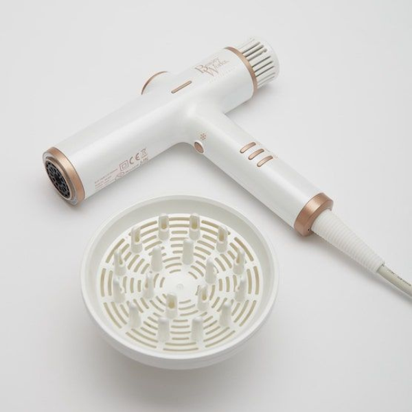 Beauty Works Aeris Hair Dryer Diffuser and hairdryer