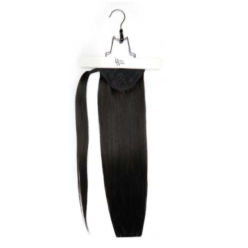 Beauty Works 18” SUPER SLEEK INVISI PONYTAIL on hanger