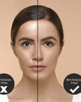 bPerfect PERFECTION PRIMER before and after on model's face