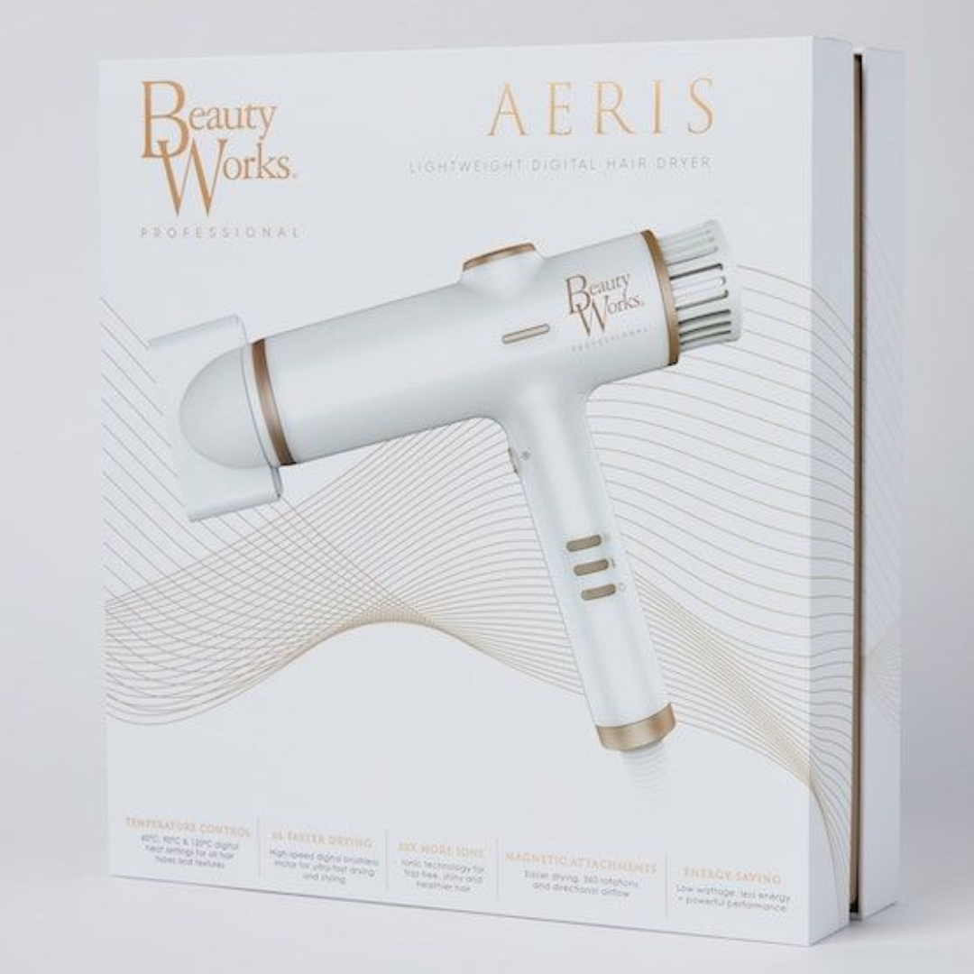 Beauty Works Aeris - Lightweight Digital Hair Dryer