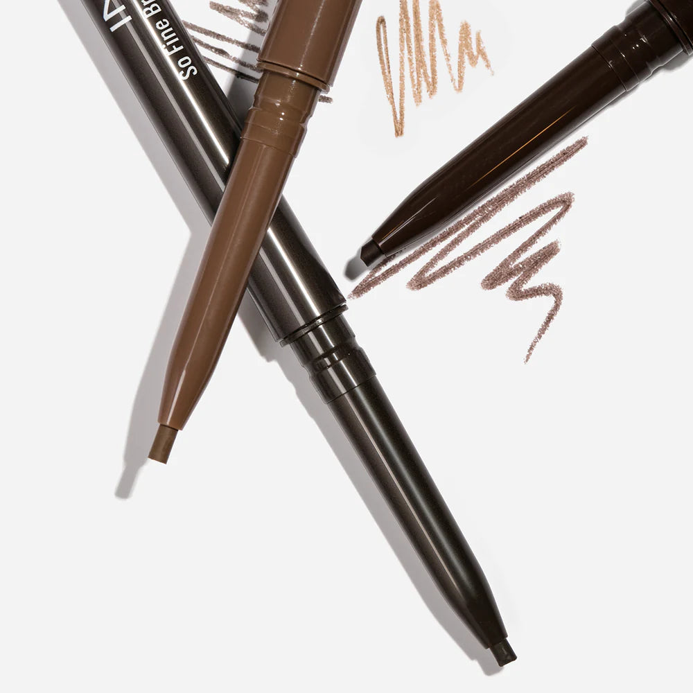 Inglot So Fine Brow Pencils, with swatches