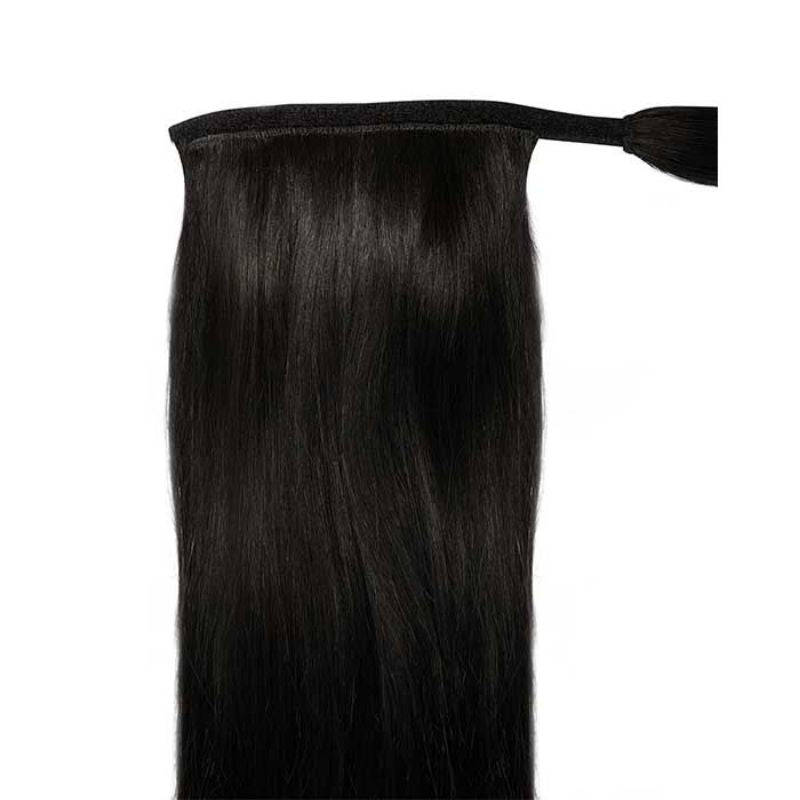 Beauty Works 18” SUPER SLEEK INVISI PONYTAIL opened out