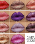 GERARD COSMETICS MetalMatte Liquid Lipstick swatches