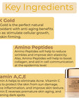 GLO24K Timeless 24k Anti-Ageing Cream 50ml, key ingredients