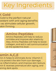 Key ingredients of GLO24K Timeless 24k Anti-Ageing Serum