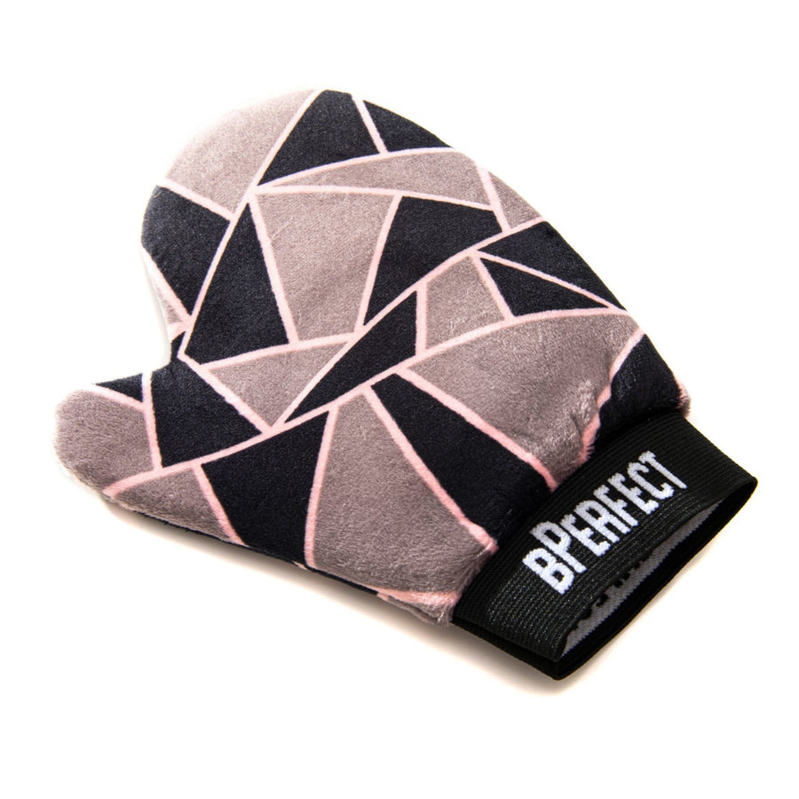 bPerfect Double Tanning Mitt Duo, large mitt, side view