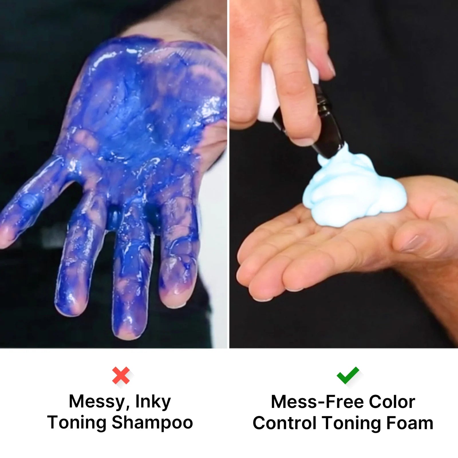 Color Wow Color Control Blue Toning + Styling Foam, benefits