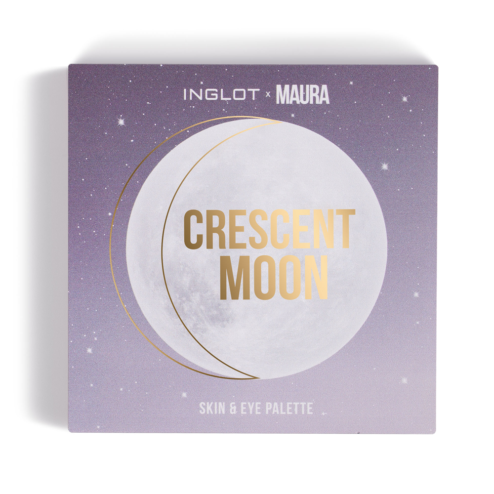 INGLOT X Maura Crescent Moon Skin & Eye Palette, closed