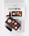 INGLOT Crush on You’ Skin, Eye & Lip Set, with products