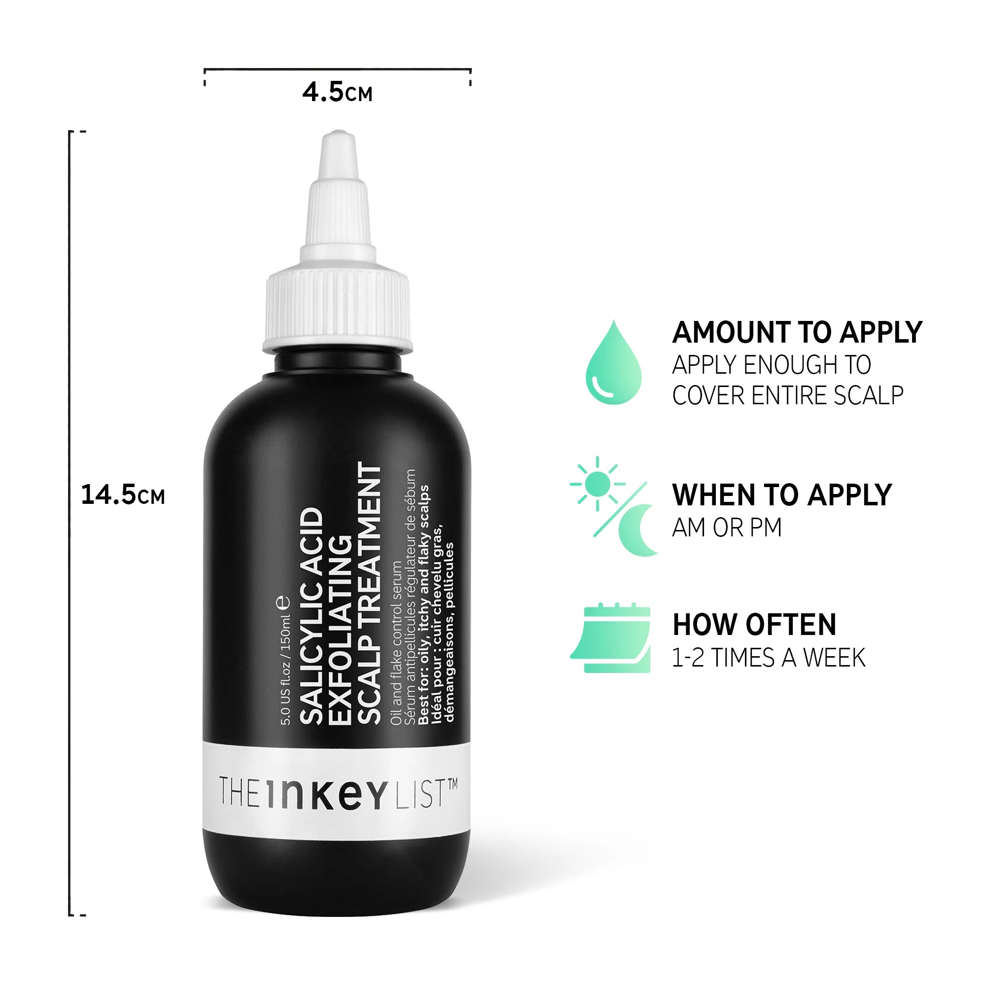 The Inkey List Salicylic Acid Exfoliating Scalp Treatment, info