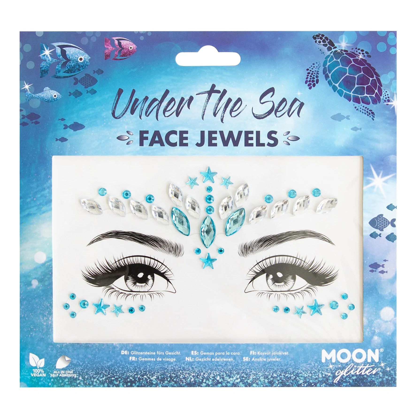 Moon Creations Glitter Face Jewels - Under The Sea