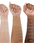 LA Girl Tinted Foundation, swatches on model's arms