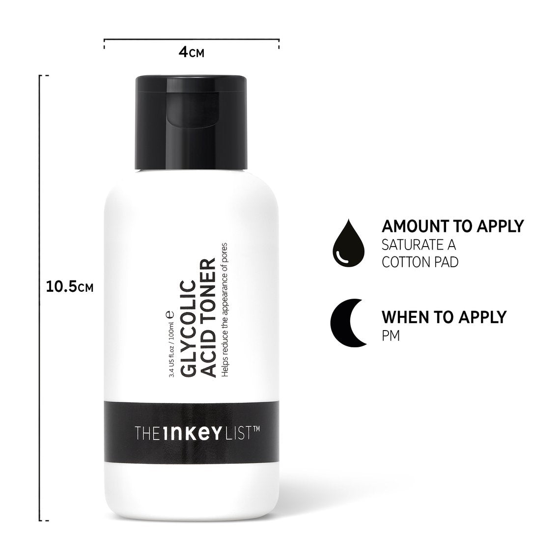 The Inkey List GLYCOLIC ACID TONER, spec