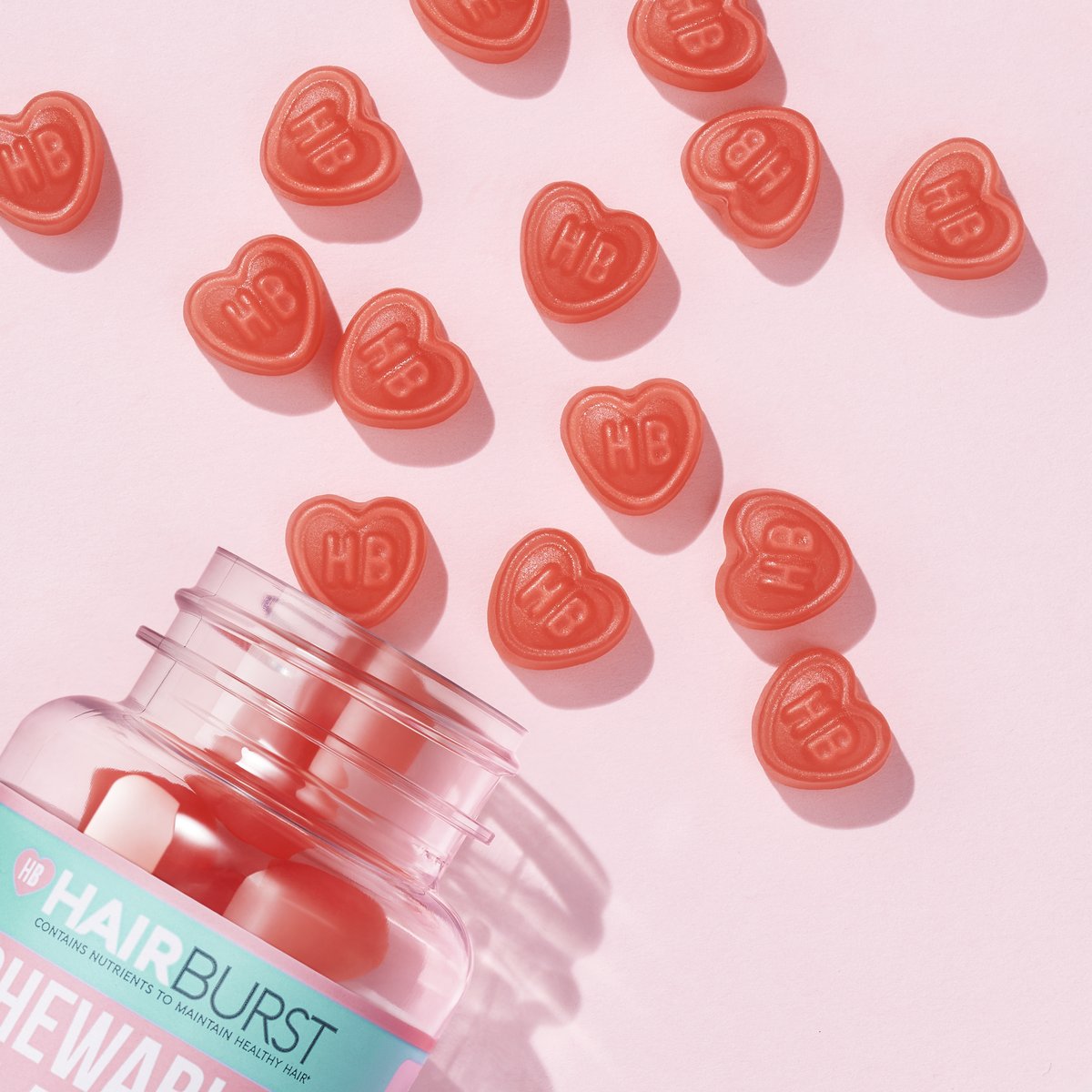 HAIRBURST Chewable Hair Vitamins, open