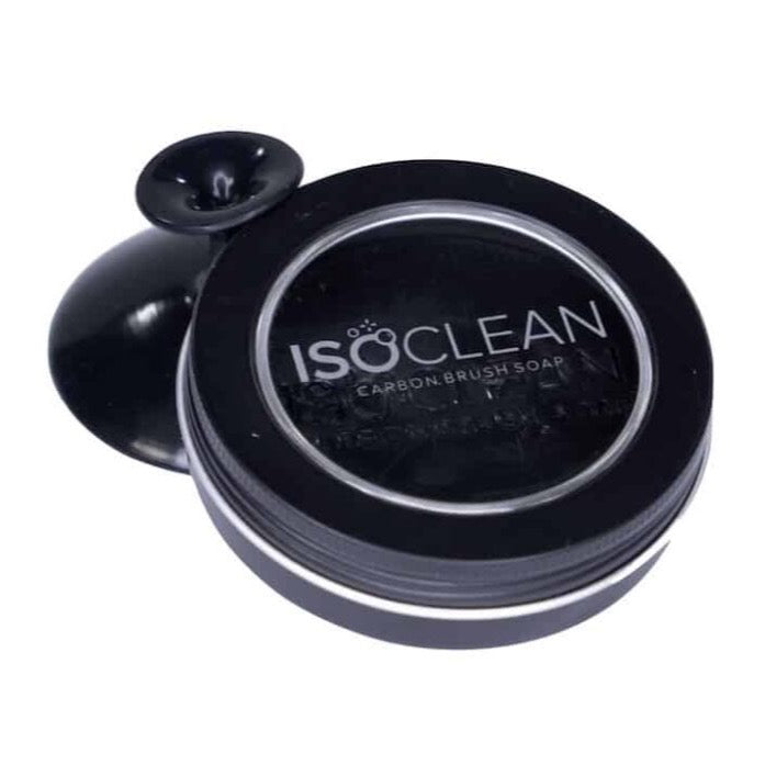 ISOCLEAN Carbon Makeup Brush Soap, with mat