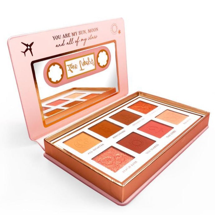 P.LOUISE Love Tapes Eyeshadow Palette - BAECATION, side view