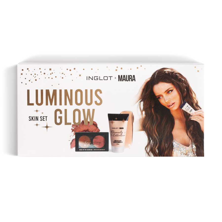 INGLOT X Maura Luminous Glow Skin Set, packaging