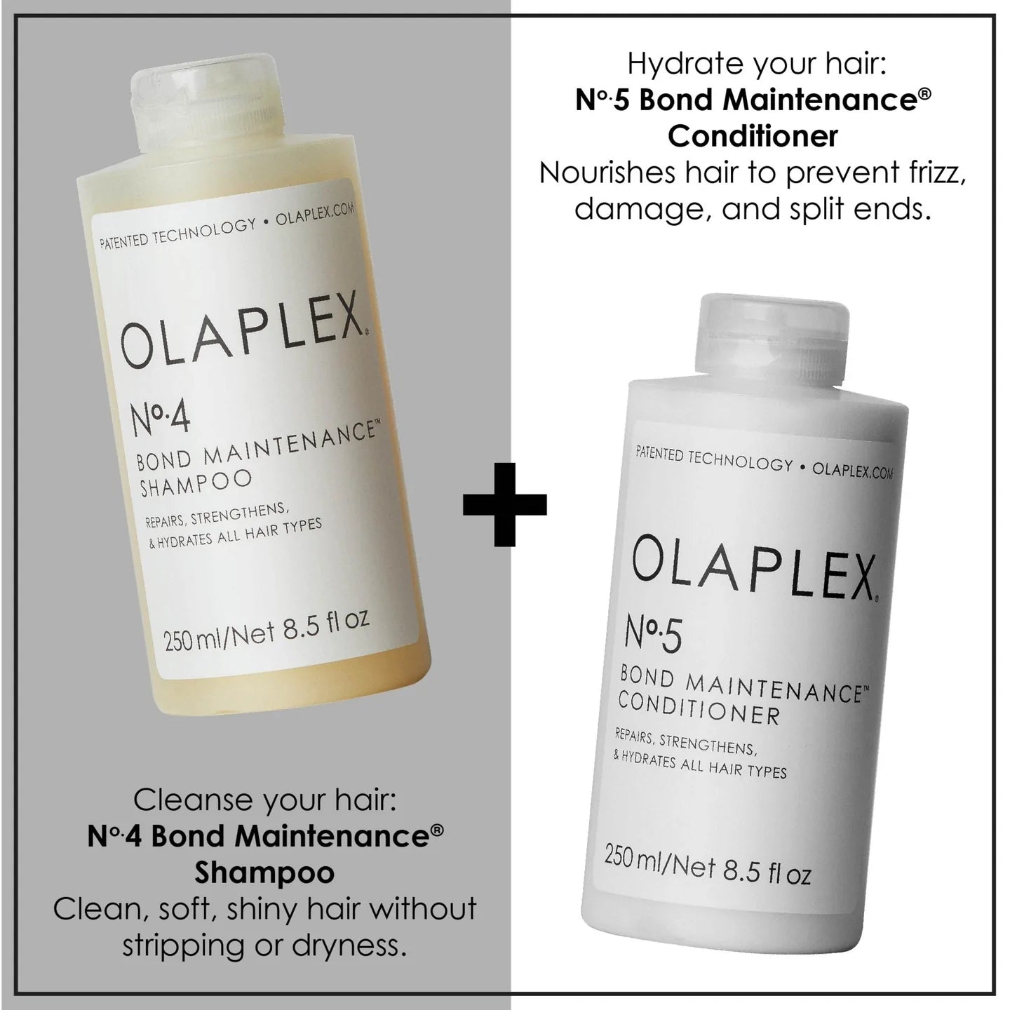 Olaplex Hair Repair Treatment Kit, Shampoo &amp; conditioner benefits