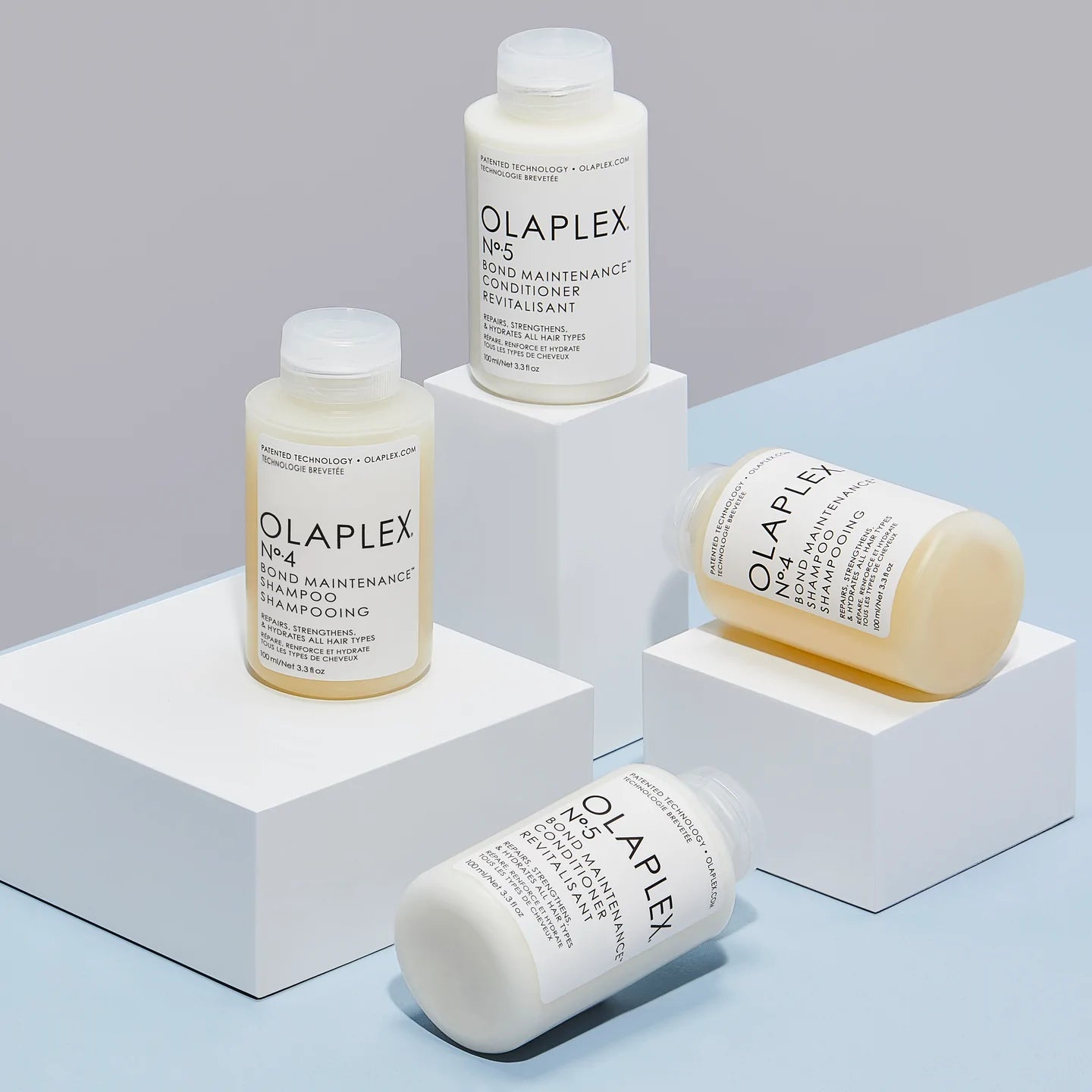 Olaplex Hair Repair Treatment Kit, products open