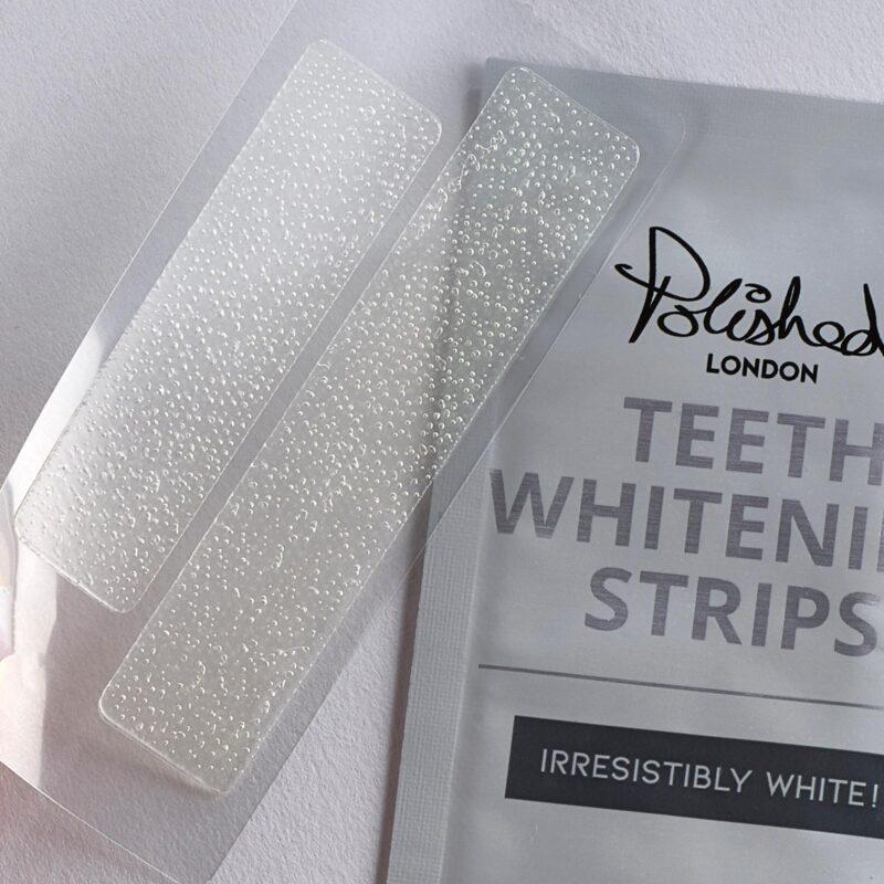 POLISHED London - TEETH WHITENING STRIPS, open