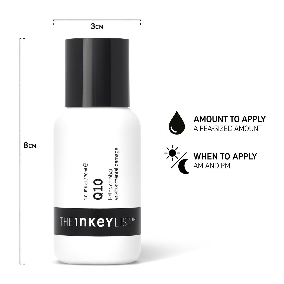 The Inkey List Q10, spec 