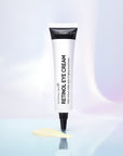 The Inkey List RETINOL EYE CREAM with swatch