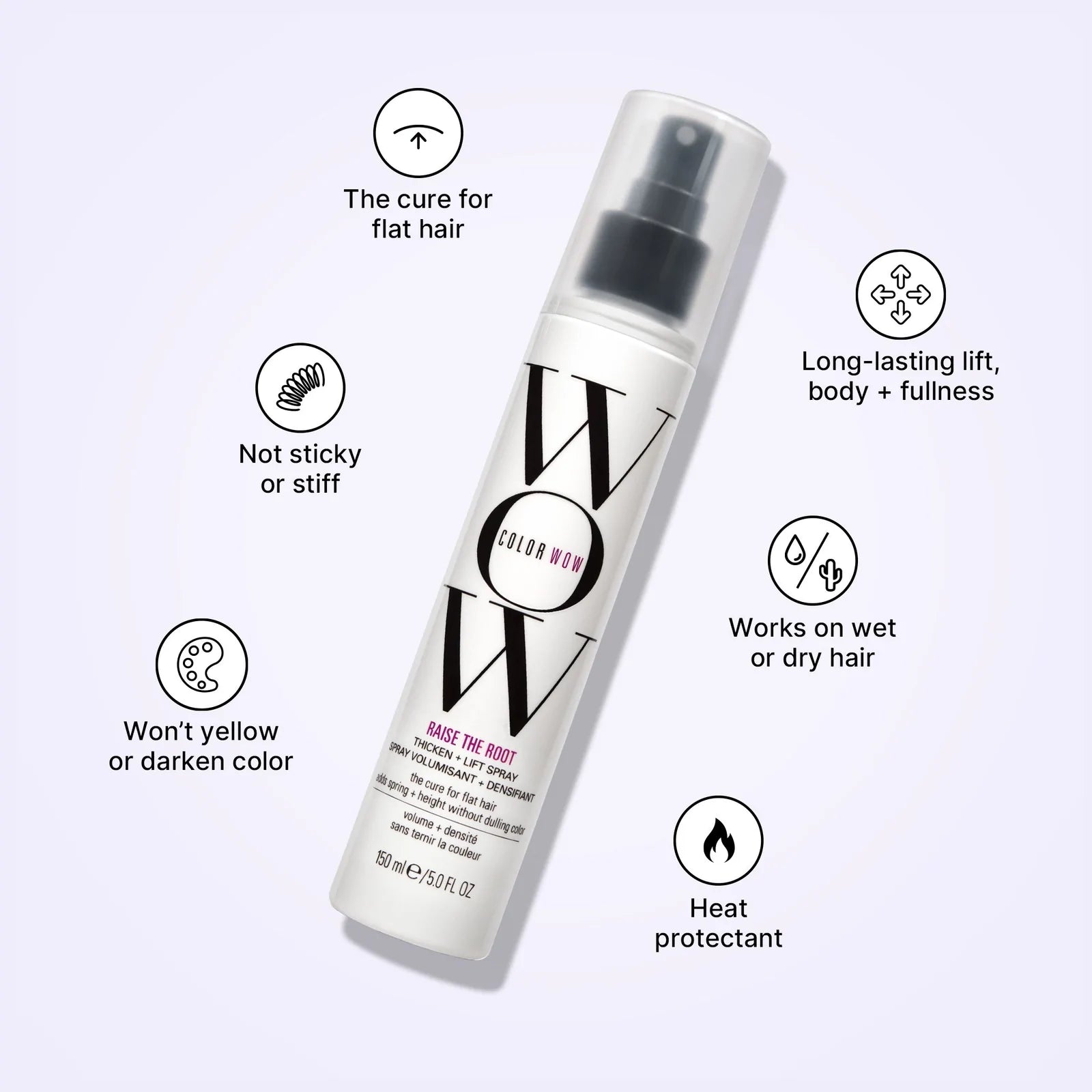 Color Wow Raise the Root Thicken & Lift Spray, benefits